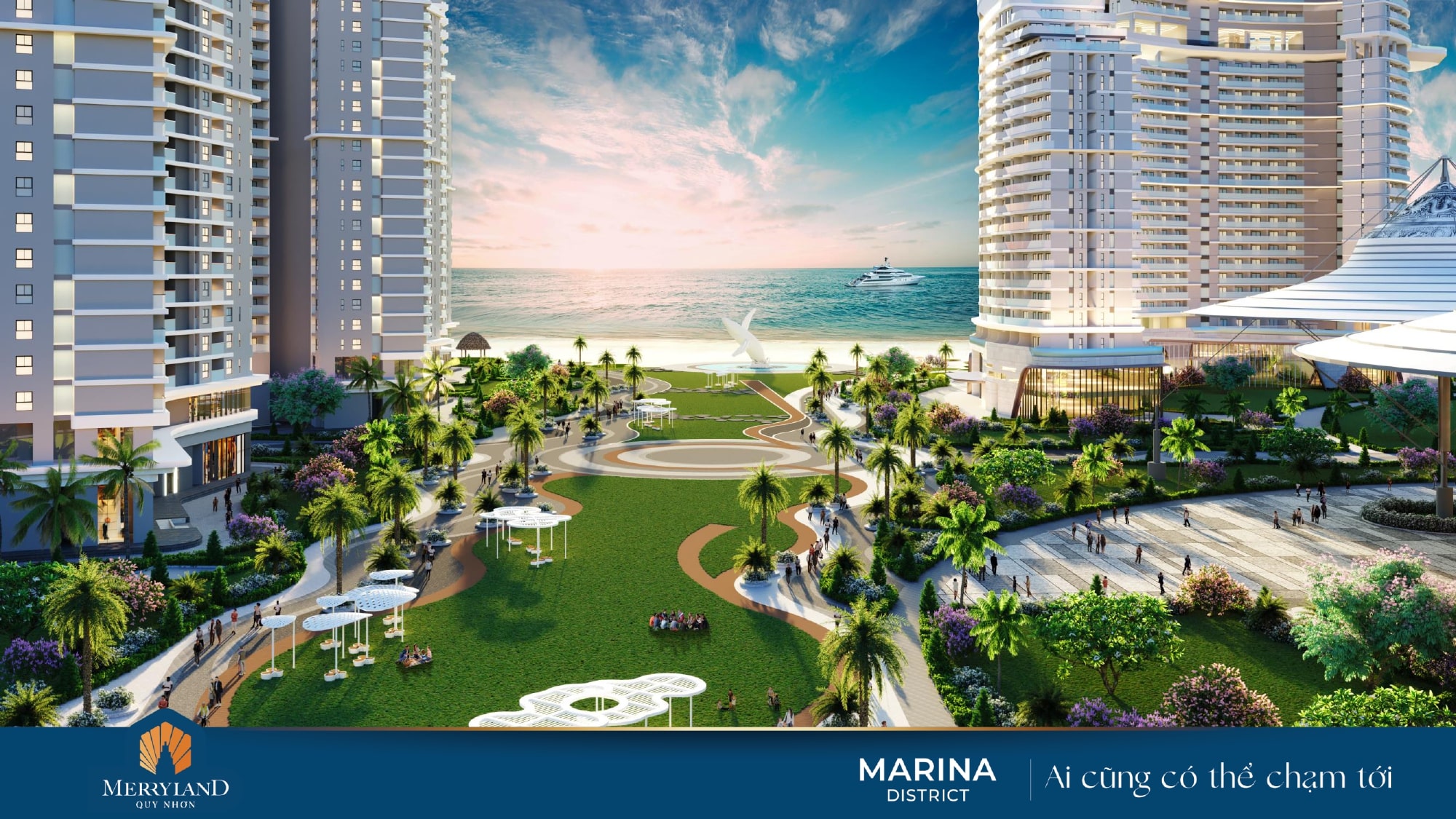 MerryHome Marina District căn hộ biển 'Ai cũng có thể chạm tới' với chỉ hơn 1tỷ.