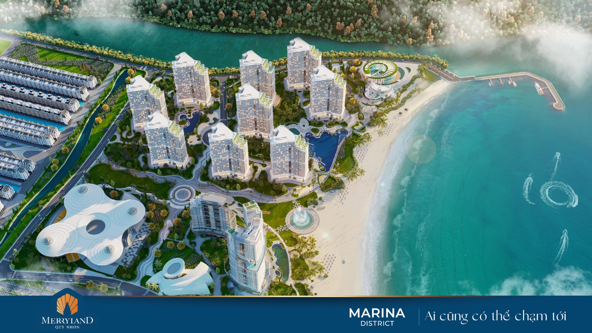 MerryHome Marina District căn hộ biển 'Ai cũng có thể chạm tới' với chỉ hơn 1tỷ.