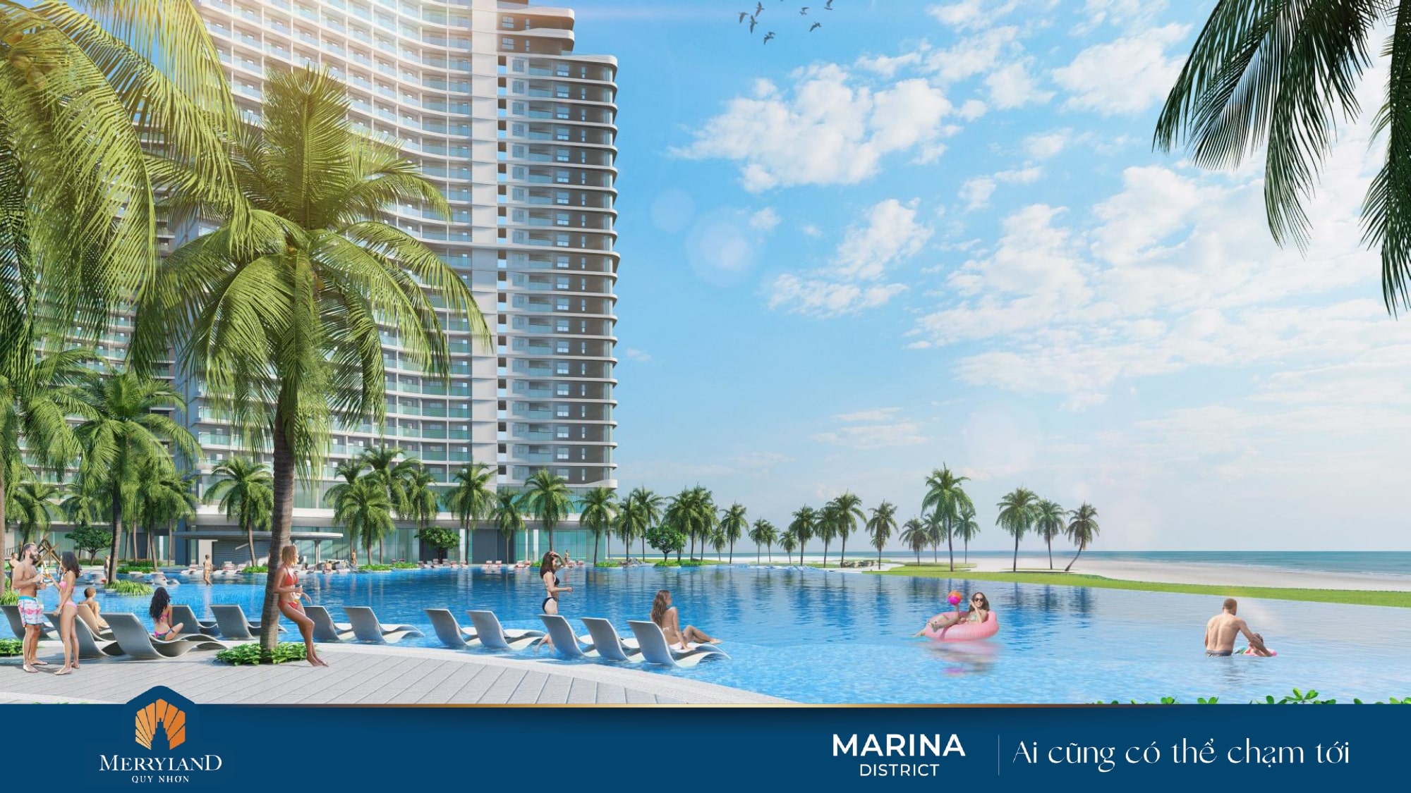 MerryHome Marina District căn hộ biển 'Ai cũng có thể chạm tới' với chỉ hơn 1tỷ.
