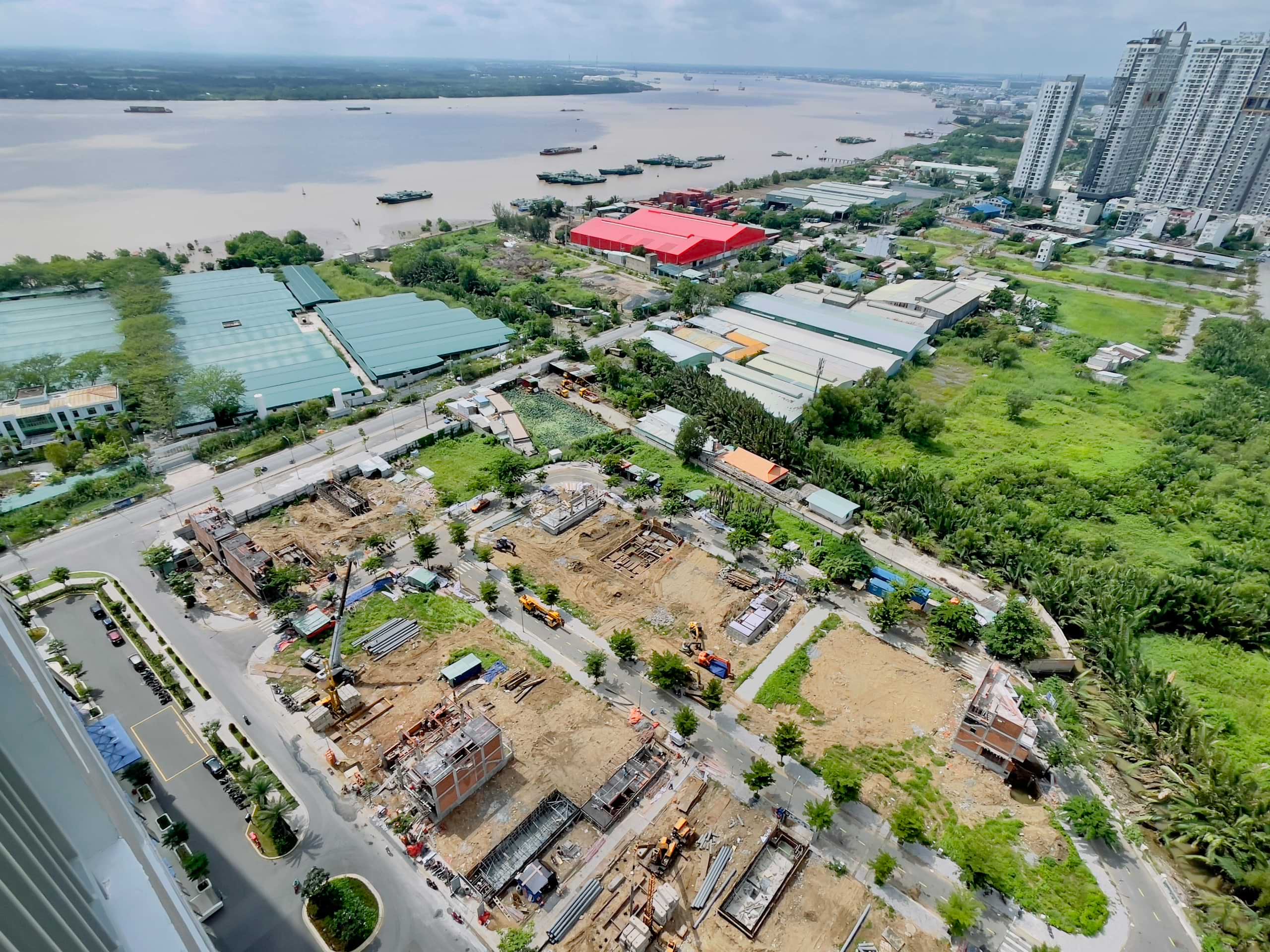 PHÂN KHU NHÀ PHỐ Q7 RIVERSIDE VÀ TIẾN ĐỘ XÂY DỰNG