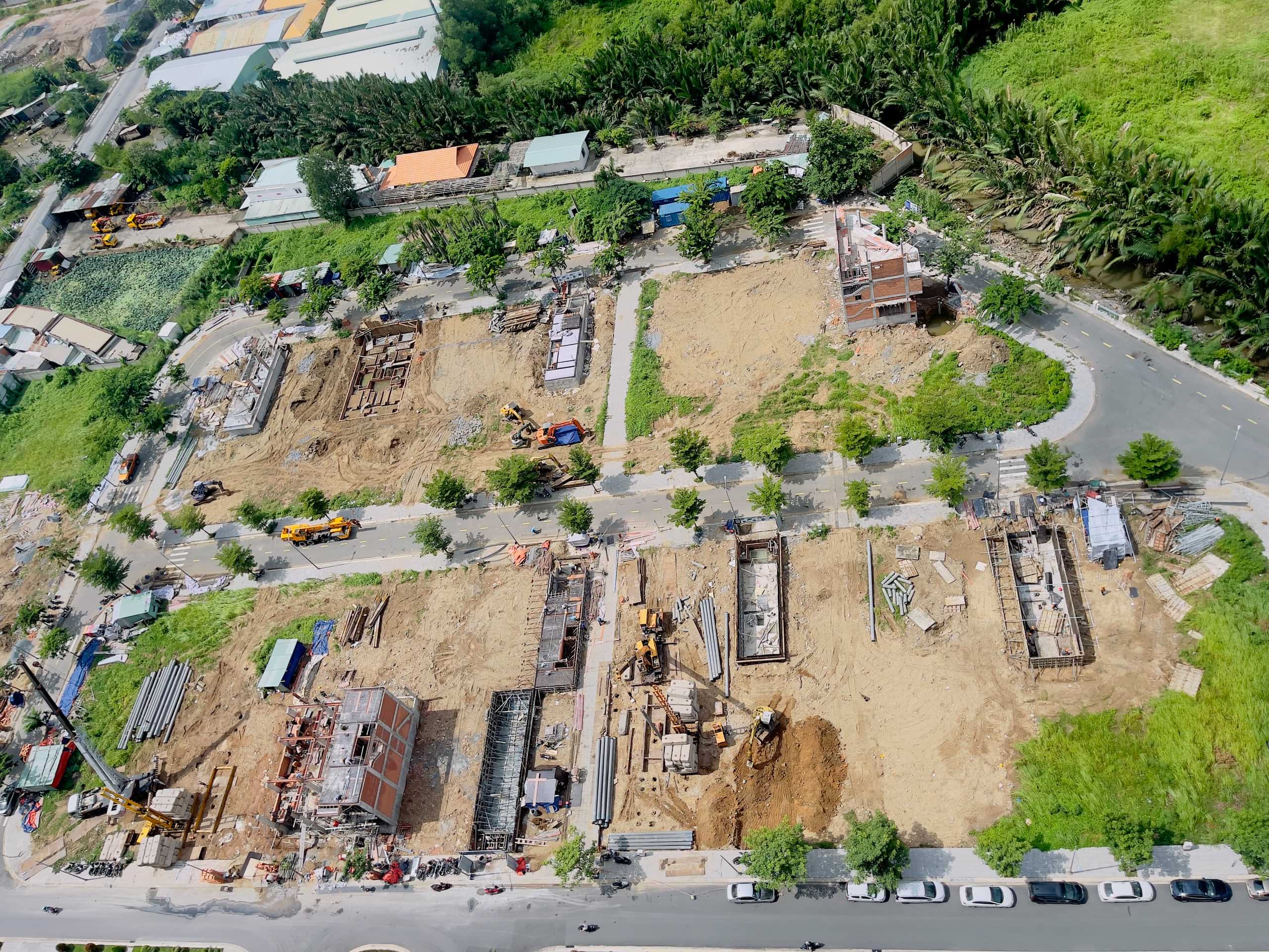 PHÂN KHU NHÀ PHỐ Q7 RIVERSIDE VÀ TIẾN ĐỘ XÂY DỰNG